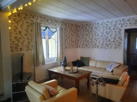 private wellness house med private outside jacuzzi, sauna, massagechair and gym Отели в г. Хагфорс