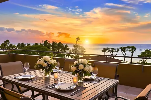 Kbm Resorts Free Car Maui Kaanapali Villas Renovated Studio Near Beach Central AC Mkv-B247 - 4-Sterne