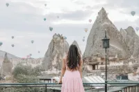 Turan Cappadocia Cave - غرفة مطلة على الجبل