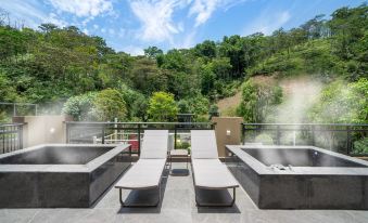 Hot Spring Pool Party Nankunshan Fuli Wellness Valley Chenxi Hot Springs Swimming Pool Villa ...