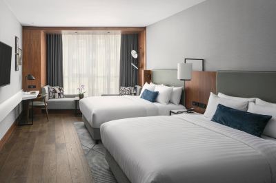 クラブルーム(クイーンベッド2台) プラハ マリオット ホテルの写真