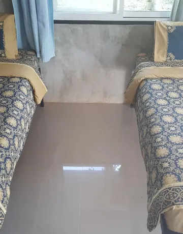 เตียงแฝด ห้องพร้อมเครื่องปรับอากาศ