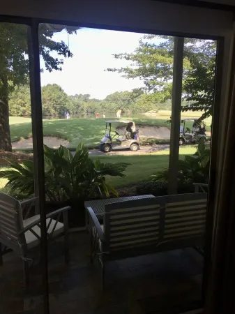 Sunset on 17 at TrueBlue