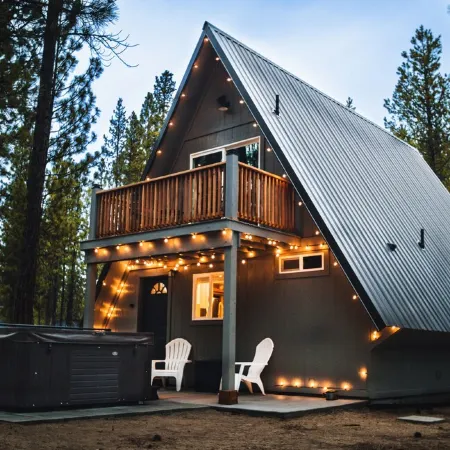 Modern A-Frame Cabin w/ Hot Tub • Close to Bend, Crater Lake, Mt Bachelor Resort