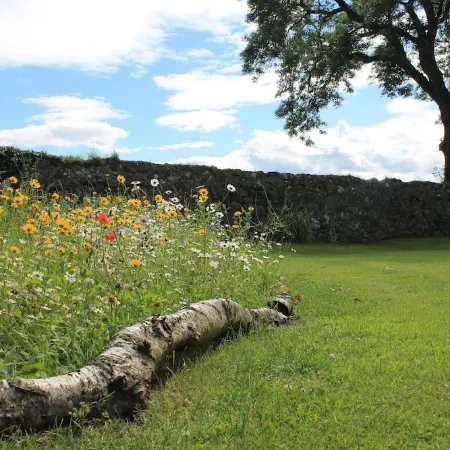 2 bedroom cottage, with far reaching views of the garden and open countryside.