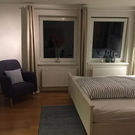 Cozy and charmingly furnished 30sqm apartments in a central location of Husum