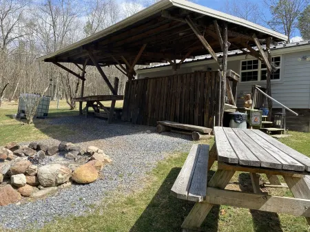 Cabin where the black top ends… Cabin 2