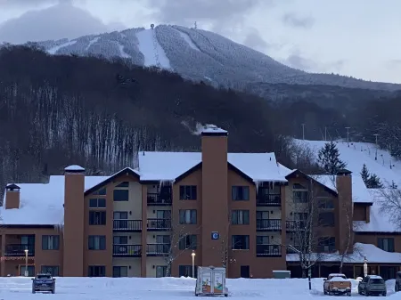 Right at the base of Pico, elevator building, Ski In Ski Out!