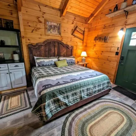 "Moonshine Mansion" Cozy tiny cabin in peaceful Fancy Gap.