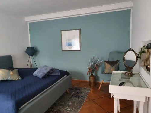 Tasteful and high-quality vacation apartment with large terrace and pool