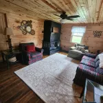 Private Home in Garrett County, surrounded by trees, fields  and farmland.