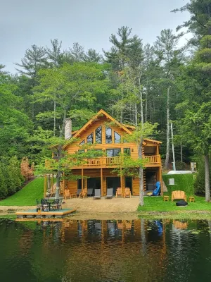 The NEW Damon Pond Log Cabin