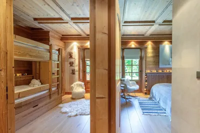 Charming chalet Hotel dekat Le Christomet