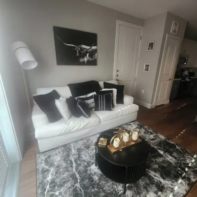LUX-Longhorn Suite w/ Boho vibes,1king bedroom apt. Fort Worth w/ attach garage