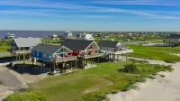 FAMILY BEACH FRONT-House with loft Hotel a Bolivar Peninsula