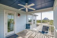 Sunset Bliss - Ocean Views, Two Golf Carts, Screen Porches 禿頭島住宿飯店