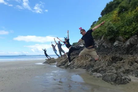 The Little Blue Bach in Oneroa Village by Waiheke Unlimited