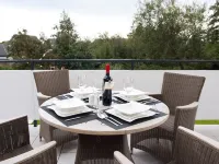 Exclusive 5-star vacation apartment in a top location, with sauna, fireplace & large balcony. Hotels in Borkum