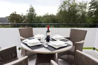 Exclusive 5-star vacation apartment in a top location, with sauna, fireplace & large balcony. Hotels near Borkum