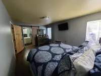 Flathead Lake home W/ private beach, dock, and hot tub