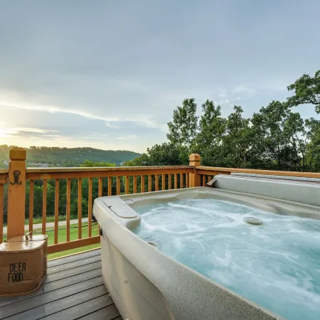 Hot Tub & Fire Pit! Lake-View Home in Blue Eye