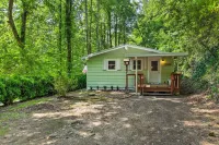 Smoky Mtn Cottage on Creek w/ Lanai & Forest Views - 3-Star