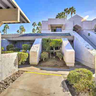 Heated Pool Access: Palm Springs Vacation Rental Hotel Exterior
