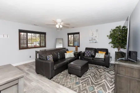 Balcony with Stunning Lake and River Views - Gorgeous Townhouse Getaway