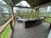 Non-smoking lake house with private beach, dock and kayaks