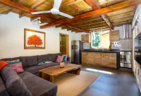 Private retreat with jungle spa, short walk from quiet beach