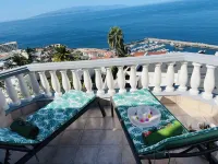 Sunny studio with breathtaking sea view from spacious terrace