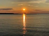 Single Family Home-Bay2BeachBeautiful Sunrise on the Beach & Sunsets on the Bay