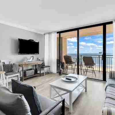 Scenic Views from the Balcony at Ocean Forest Plaza Condos Rooms