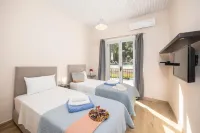 Villa Litsa Large Private Pool Walk to Beach Sea Views A C Wifi