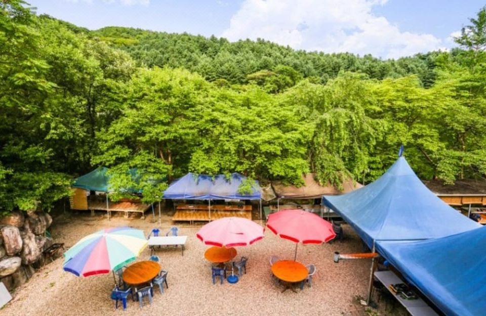 양평 용문산장펜션 주차장