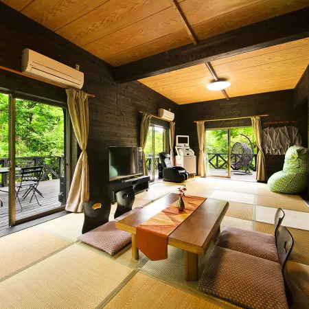 Japanese Inn Hanasannsui with Private Wooden Open Bath Отели в г. посёлок Отаки