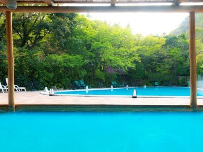 屋外プール 箱根湯本温泉 吉池旅館の写真