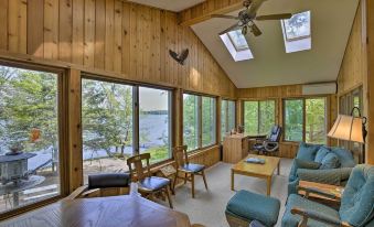 Lakefront New Auburn Apt w/ Sauna & Sun Porch