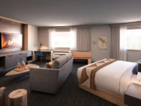 Everwild Nordic Spa & Hotel キャンモアのホテル