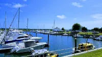 Water view condo overlooking Marina, with private deck