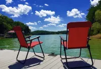 STAY HERE! 2 Homes sleep up to 28! Private cove 2 docks and personal boat launch