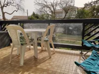 Nice studio near the beach for 3 people free internet parking balcony