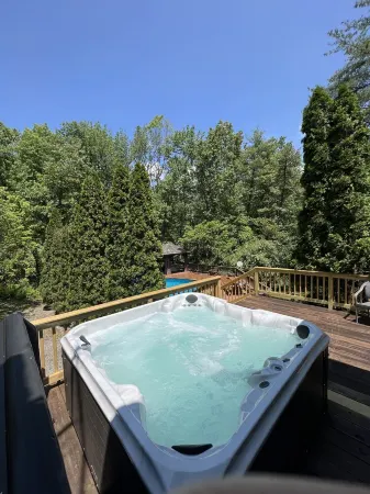 Rustic Mountain Getaway w/ Pool + Hot Tub Near Penn's Creek