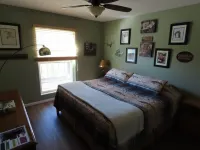 Riverside Cabin A 90FT to Riversedge. Great Views of White River  Wifi Cable BBQ