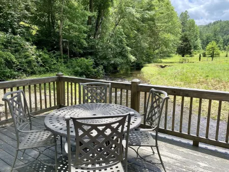 Trout Creek Bend- Creek Front - 1 Mile from Vogel State Park Отели в г. Юнион
