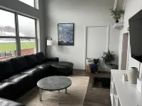 3 bedroom, modern loft style apartment located in downtown Marquette