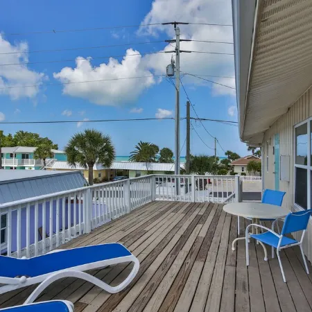 Stunning Views of the Beach & Bay - Spacious updated One BR condo w private deck