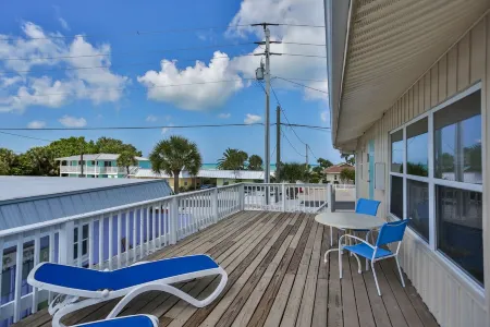 Stunning Views of the Beach & Bay - Spacious updated One BR condo w private deck