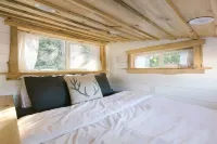 Modern Urban Tiny House w/ 2BR near Airport and Transportation-Private Setting