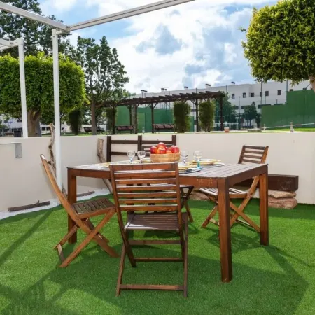Golf San Jordi (Vinaros) Apartment 81m2 2 bedrooms, 2 bathrooms and living room 2 gardens.
